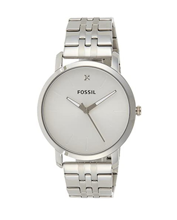 Fossil Lux Luther Silver Dial Stainless Steel Men's Watch BQ2415