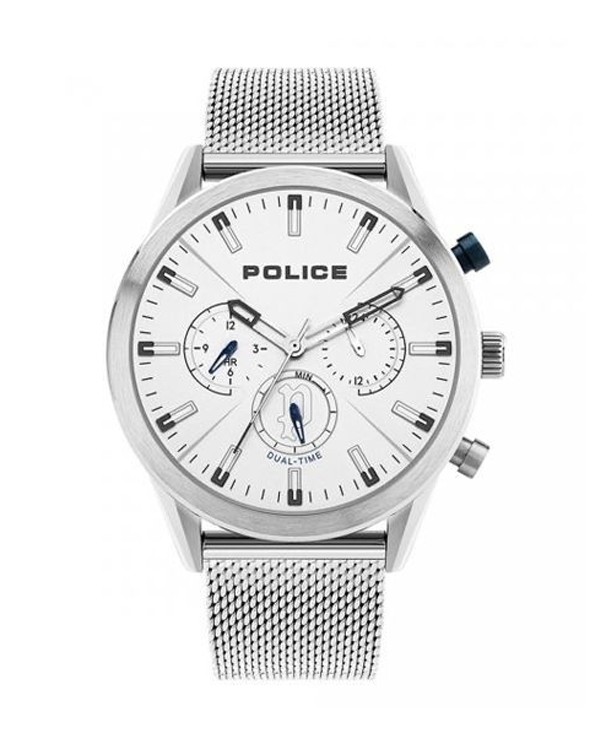 Police white hotsell dial watch