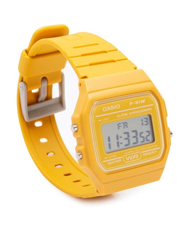 Casio discount f91w yellow