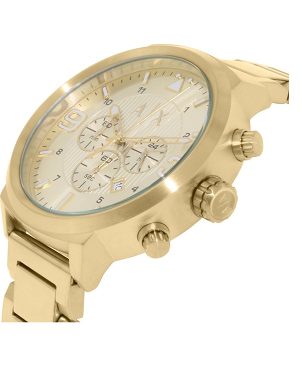 Armani Exchange Urban Chronograph with Golden Bracelet Men's Watch