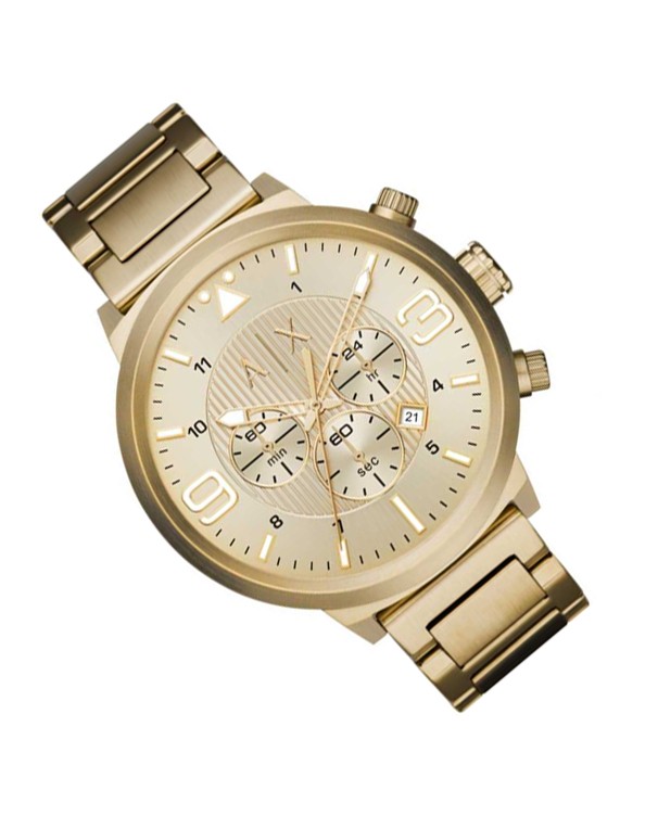 Armani Exchange Urban Chronograph with Golden Bracelet Men's Watch