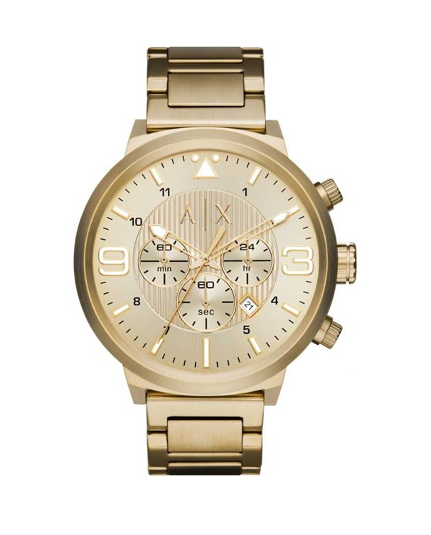Armani Exchange Urban Chronograph with Golden Bracelet Men's Watch