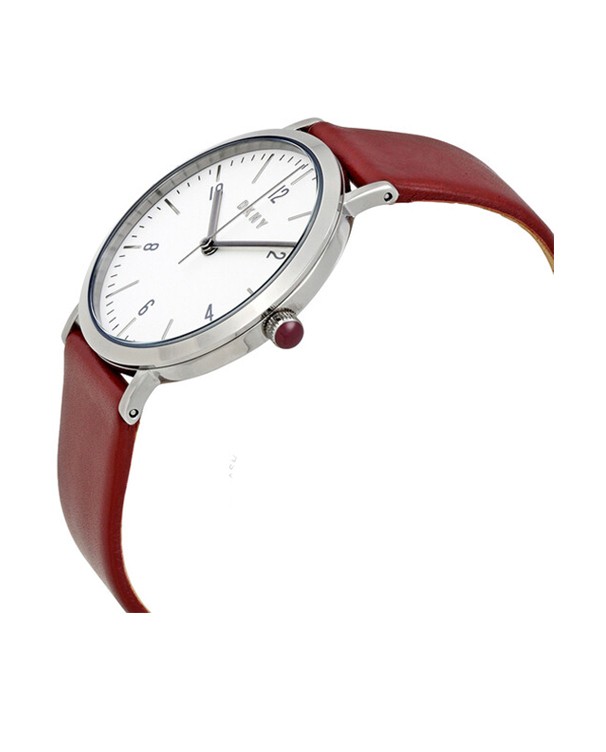 Dkny Minetta White Dial & Brown Leather Strap Women Watch NY2508