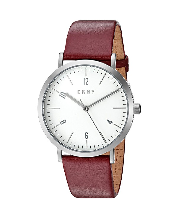 Dkny Minetta White Dial & Brown Leather Strap Women Watch NY2508