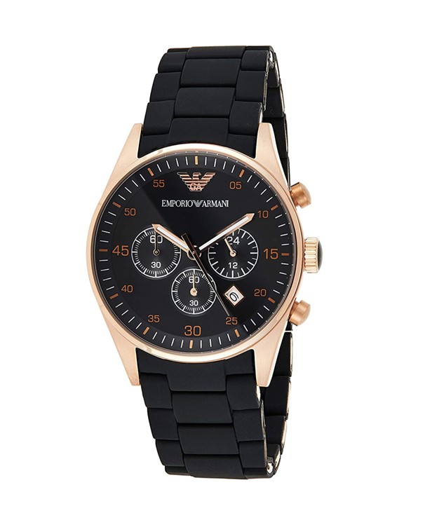 Emporio Armani Sportivo Black Chronograph Men's Watch Ar5905