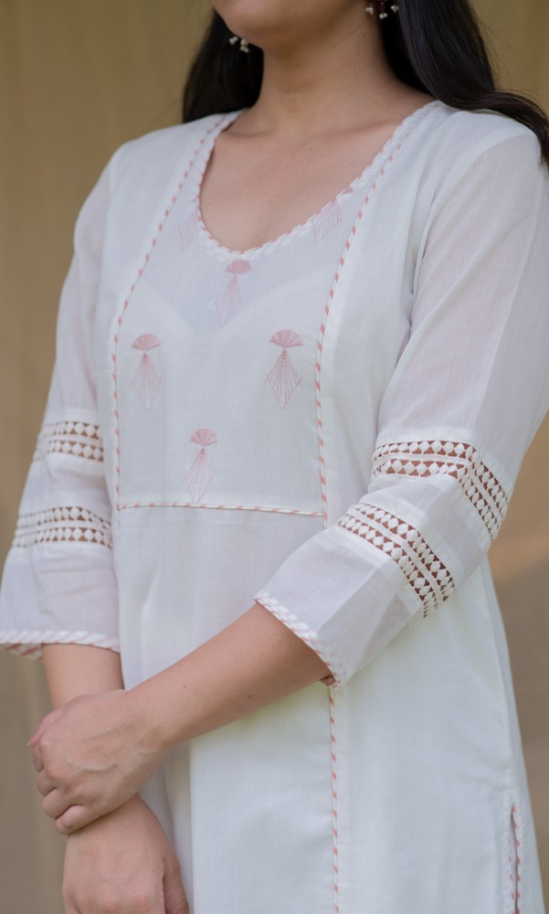 KAPRAAHA ORCHID PINK TUNIC SET