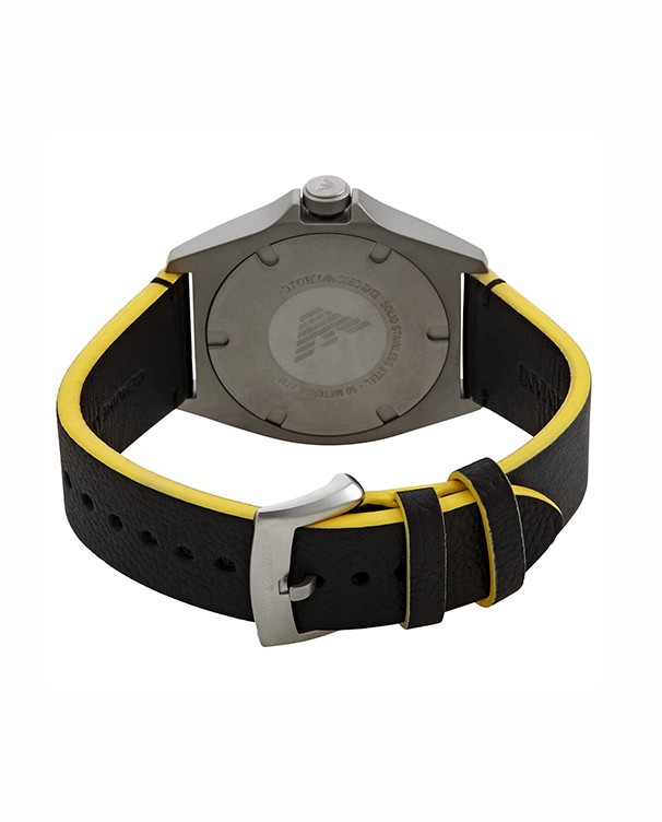 Emporio Armani Nicola with Black Dial Men's Watch Model AR11330