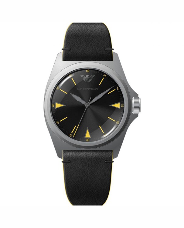 Emporio Armani Nicola with Black Dial Men's Watch Model AR11330