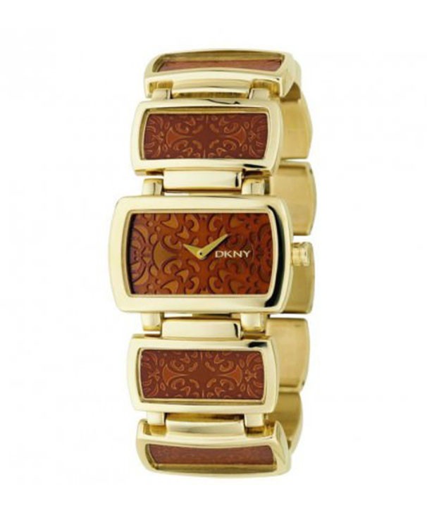Dkny NY4328 with Brown Dial & Gold Stainless Steel Bracelet Women's Watch