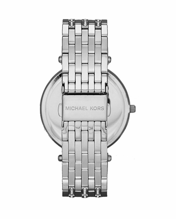Michael Kors Women Darci Silver Glitz Bracelet Watch MK3218