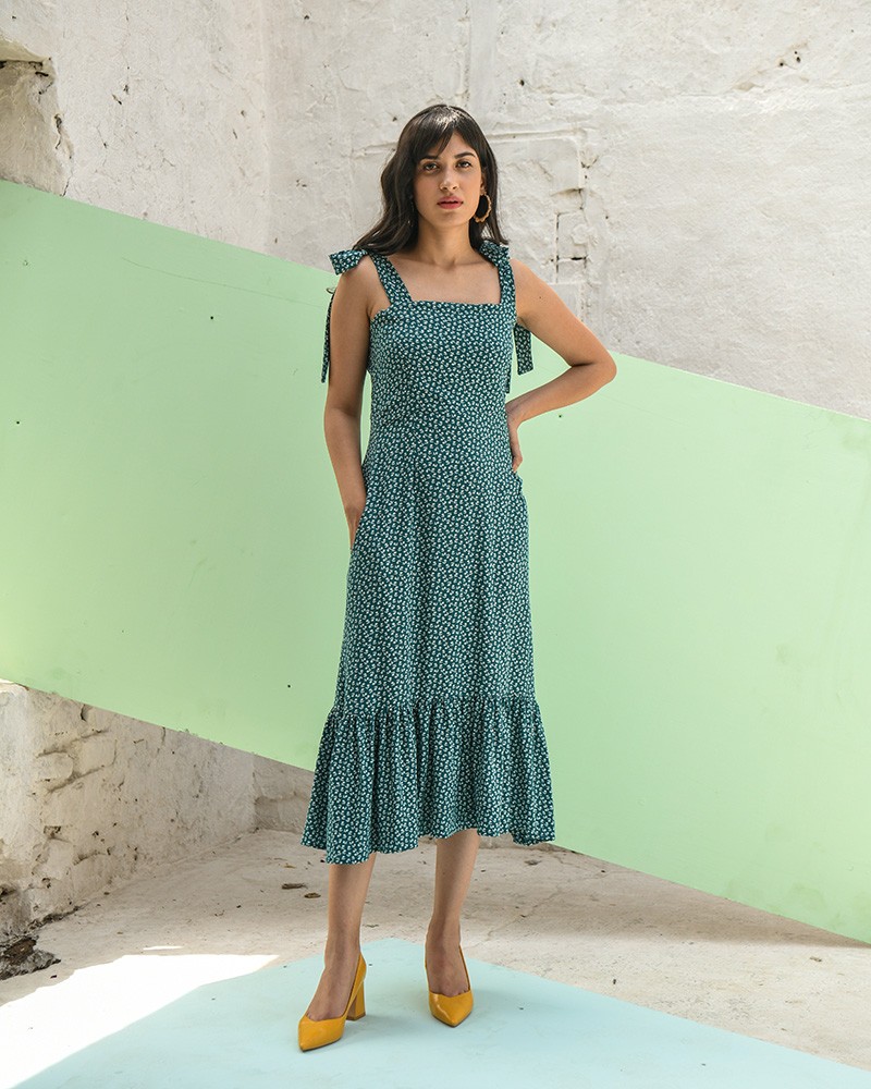 HAZEL - Tie Up Tier Midi