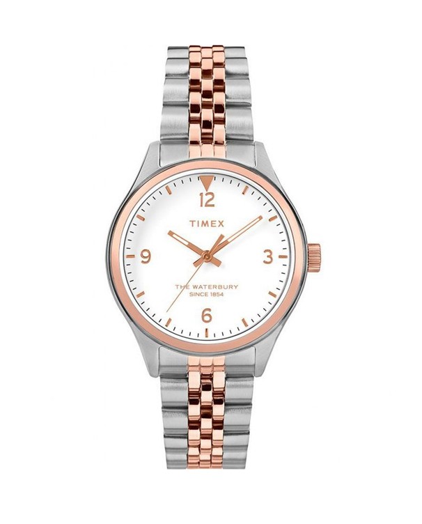 Timex Waterbury White Dial Women's Watch Model Tw2T49200