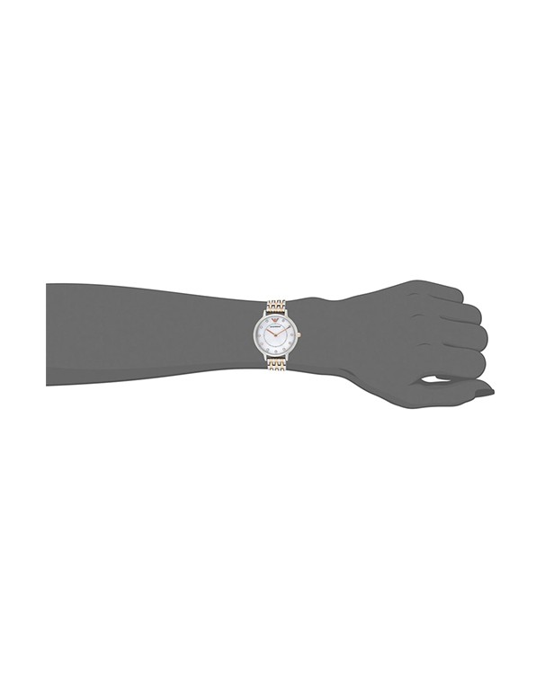 Emporio Armani Dress Silver colored/Steel with Women's Watch