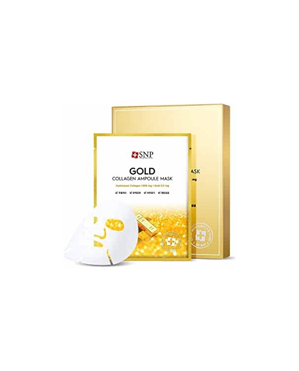  Gold Collagen Ampoule Mask 10pcs (2020)