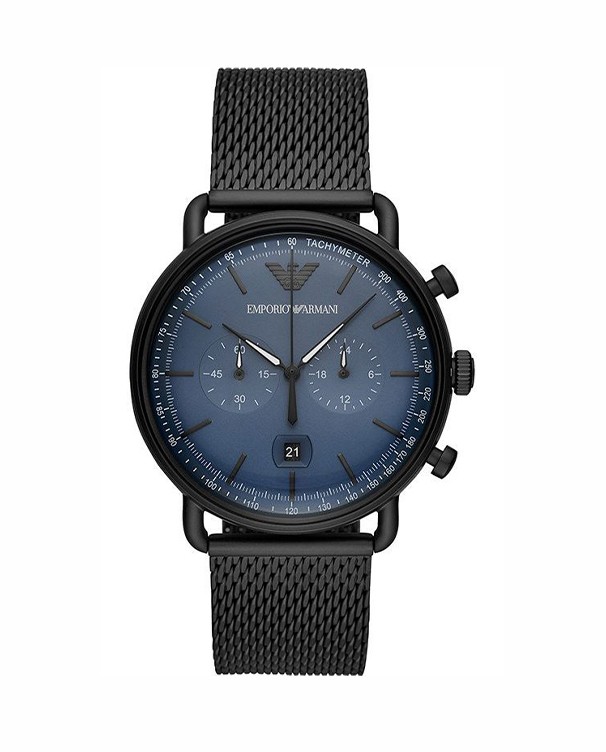 Emporio Armani Chronograph Blue Dial Men's Watch