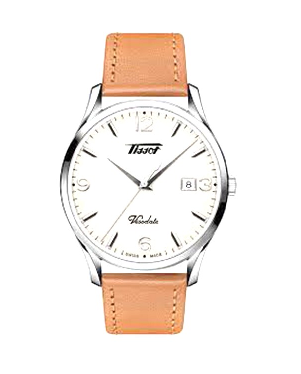 Tissot Heritage Visodate Brown Leather Strap Men Watch T118.410.16.277