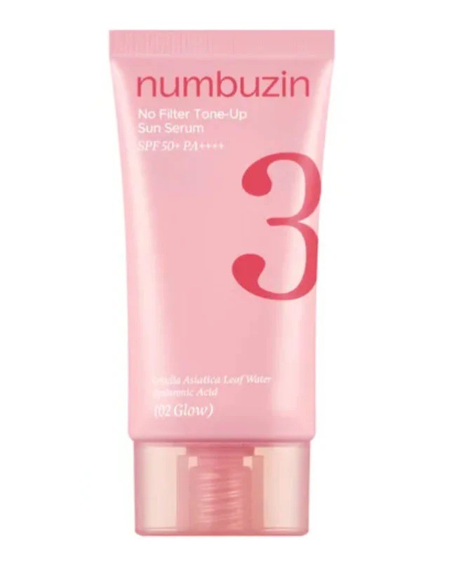 No.3 No Filter Tone-Up Sun Serum 02 Glow 50ml