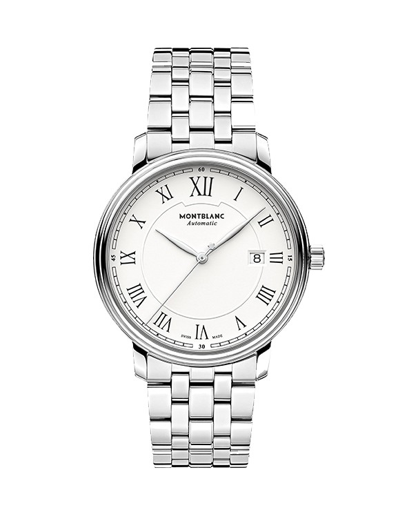 Montblanc Tradition with White Dial Men's Watch