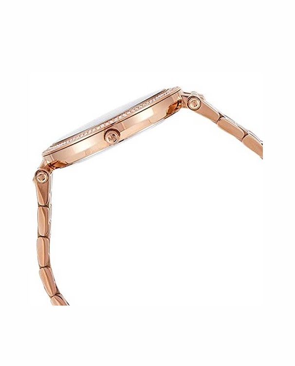 Michael Kors Women Darci Rose Gold Glitz Bracelet Watch MK3217