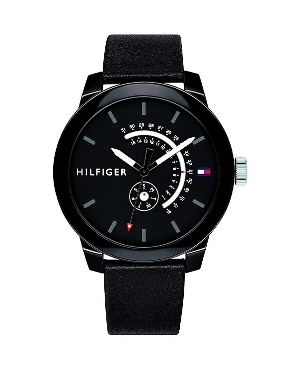 Tommy Hilfiger Denim Black Dial Men's Watch