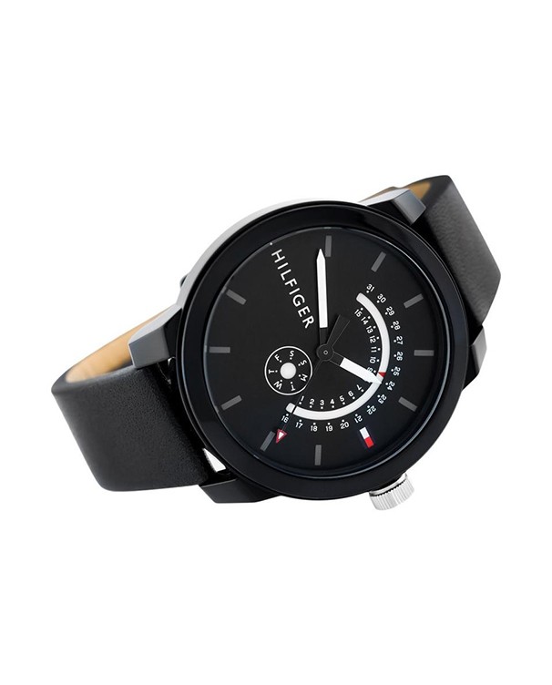 Tommy Hilfiger Denim Black Dial Men's Watch