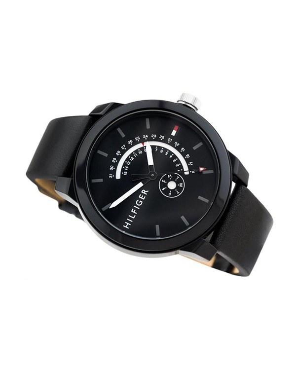 Tommy Hilfiger Denim Black Dial Men's Watch