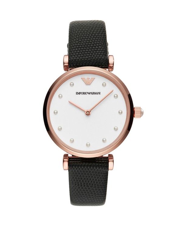 Emporio Armani Gianni T-Bar with Black Strap Men's Watch