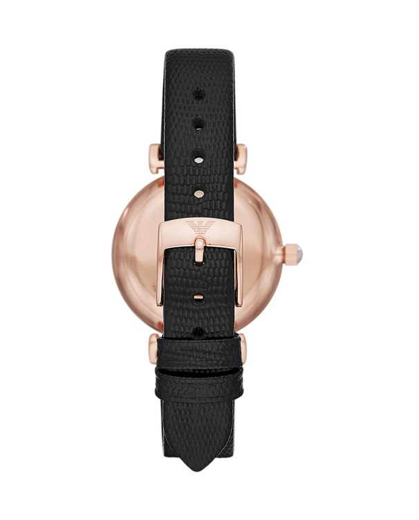 Emporio Armani Gianni T-Bar with Black Strap Men's Watch