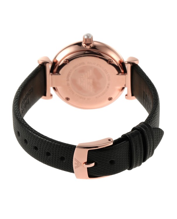 Emporio Armani Gianni T-Bar with Black Strap Men's Watch