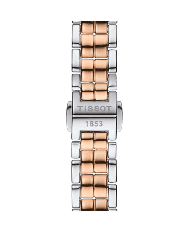 Tissot Women Flamingo Mother of Pearl Dial Rose Gold Plated Watch T0942102211100