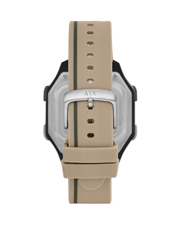 Armani Exchange Shell Multi function with Silicone Strap Men's Watch Model AX2954