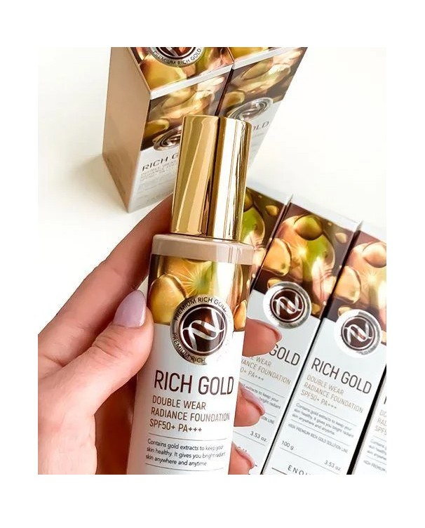 Rich Gold Double Wear Radiance Foundation SPF 50 #21