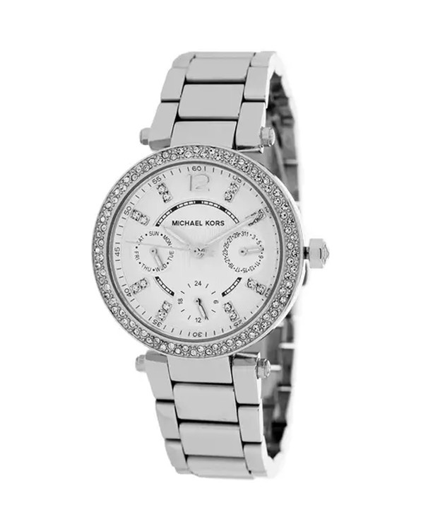 Michael Kors Mini Parker Silver Tone Women s Watch MK5615 Arktastic