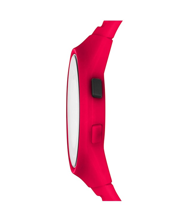 Puma Faster Black Dial Red Strap Digital Watch