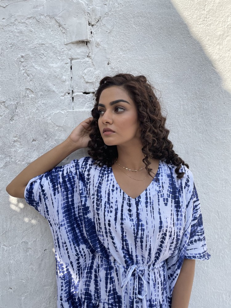MALIA - Tie Dye Kaftan Maxi