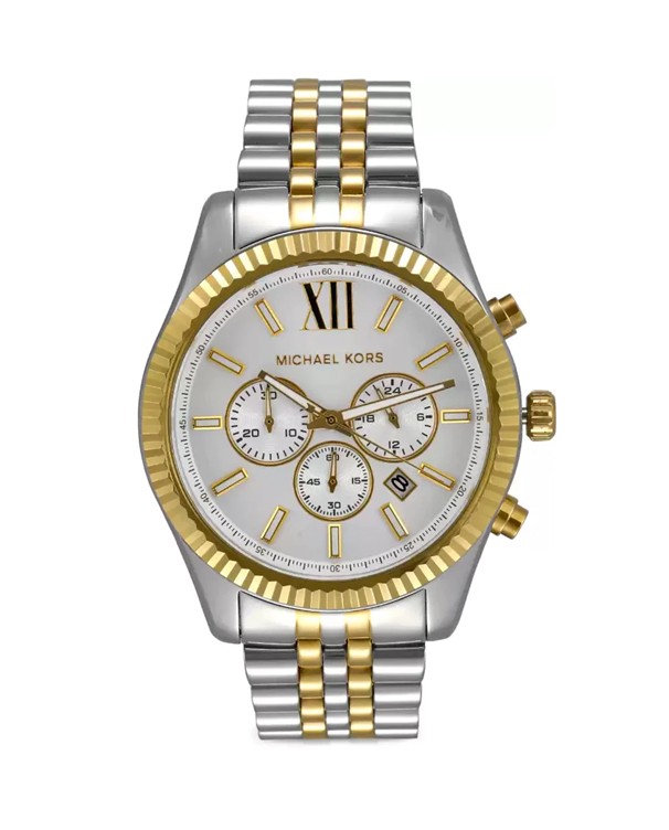 Michael Kors Stainless Steel Lexington Chronograph Men\'s Watch MK8344 |  Arktastic