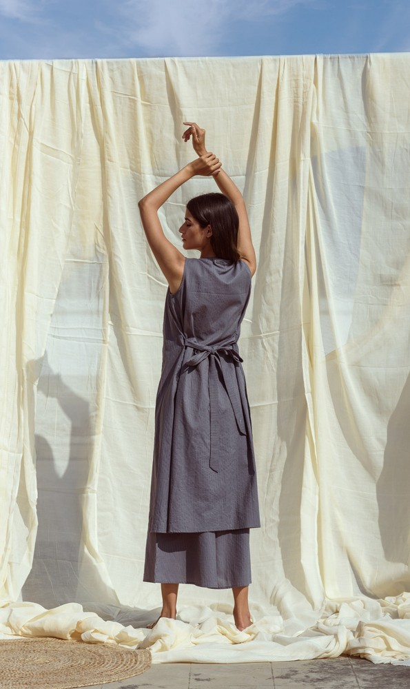 KAPRAAHA ASH GREY JUMPSUIT