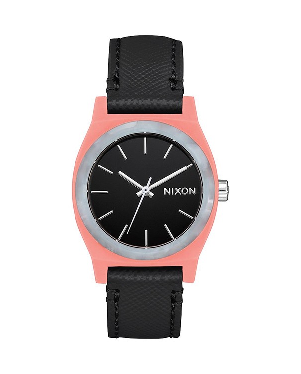 Nixon leather strap watch hot sale