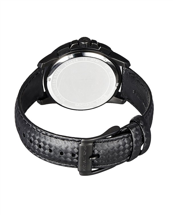 Michael Kors Model Ryker Chronograph Black Dial Men Watch