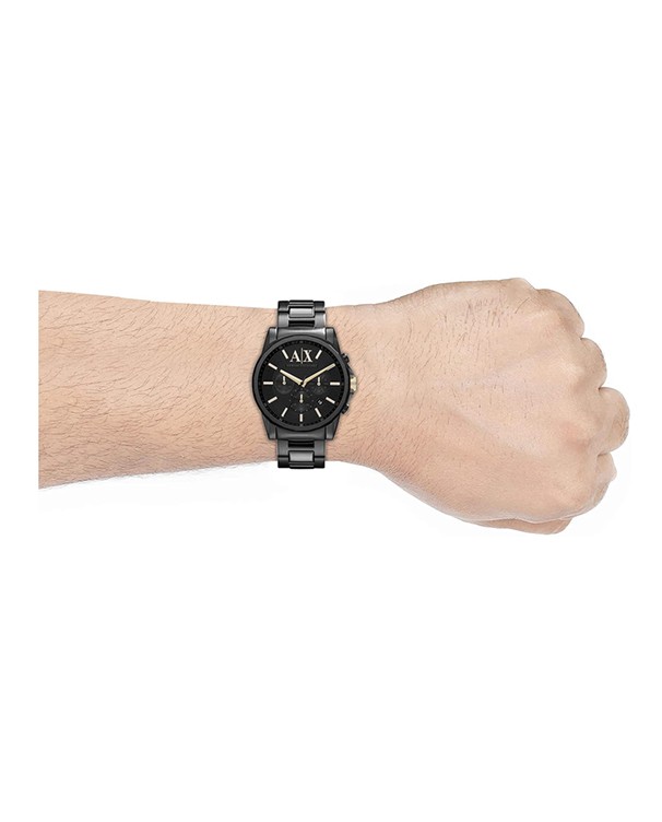 Armani Exchange Dress with Black Dial Men's Watch