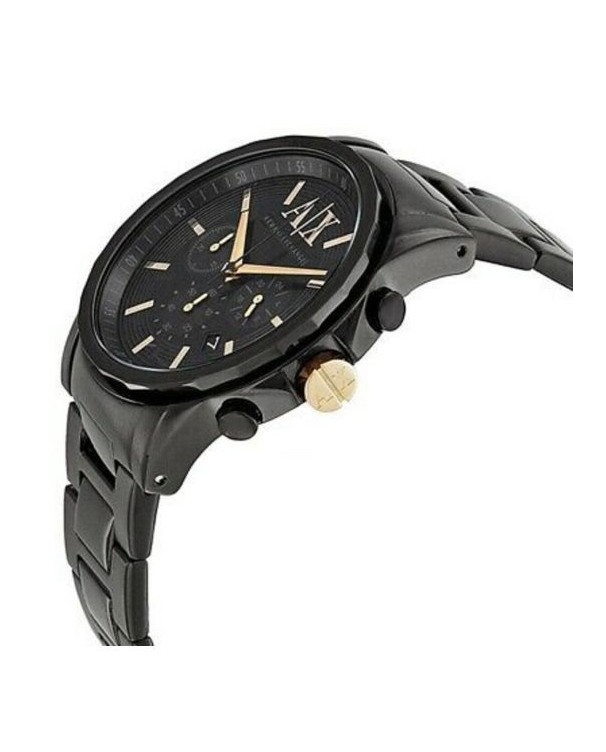 Armani Exchange Dress with Black Dial Men's Watch
