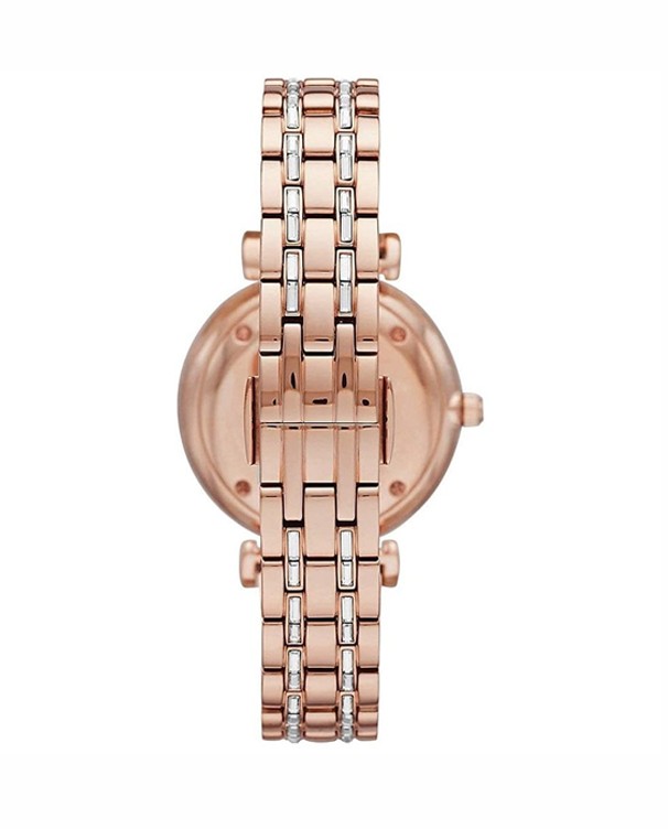 EMPORIO ARMANI GIANNI T-BAR with Rose Gold Bracelet Women's Watch