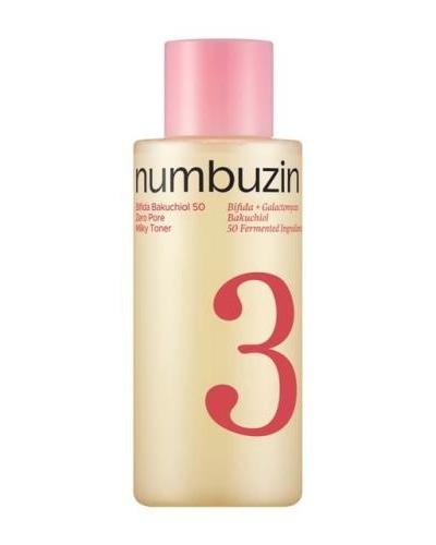 No.3 Bifida Bakuchiol 50 Zero Pore Milky Toner 200ml