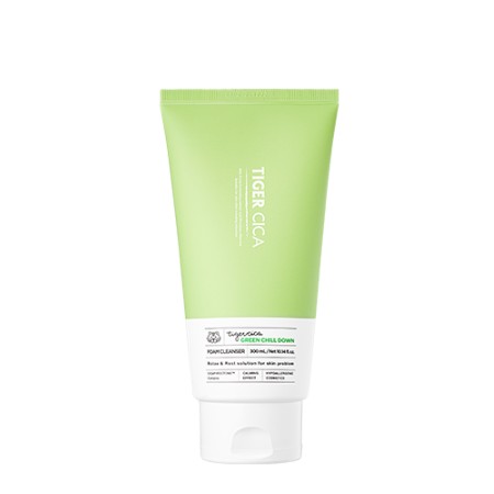 Tiger Cica Green Chill Down Foam Cleanser 300mL