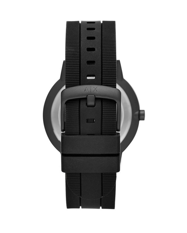 Armani Exchange Cayde with Black Silicone Strap Men's Watch