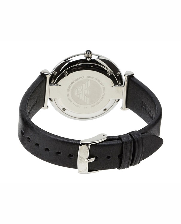 Emporio Armani Retro Black Strap Men's Watch Model AR1674