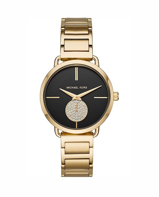 Michael Kors Women Portia Black Dial Watch MK3788