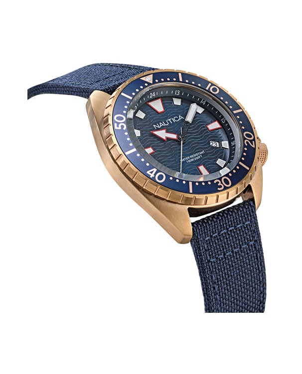 NAUTICA HAMMOCK with Blue Nylon Strap Men's Watch