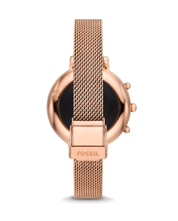 Fossil Q HR Monroe Rose Gold-Tone Stainless Steel Watch