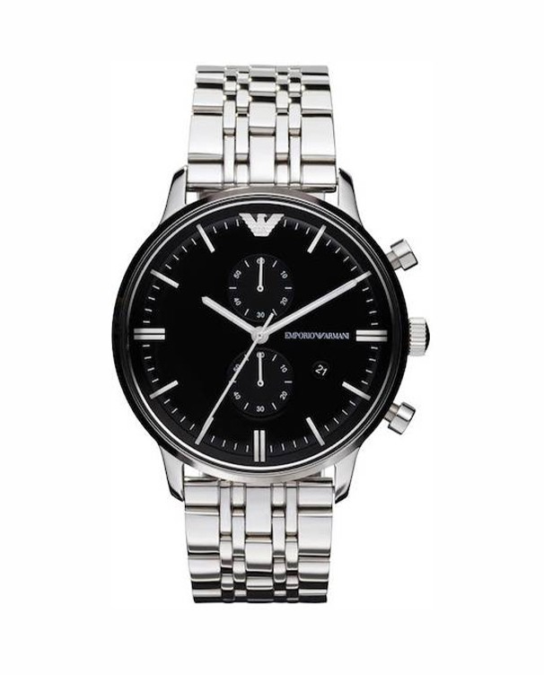 Emporio Armani Classic Black Dial Men's Watch Model AR0389